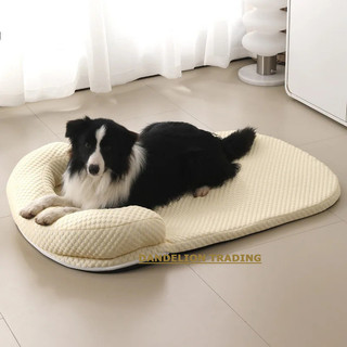 [DELION] Gối làm mát cho chó mùa hè Gối vải lụa băng thoáng khí Đệm thú cưng chống trượt cho chó & mèo lớn / nhỏ