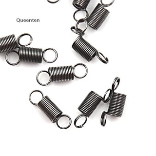 Queenten 10 Chiếc 15 Mm Thép Không Gỉ Căng Thẳng Nhỏ Lò Xo Có Móc Kéo DIY Đồ Chơi QT