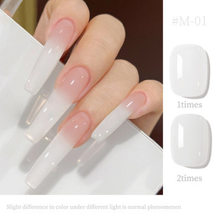 XEIJAYI Sữa Trà Gel Móng Tay Trong Suốt Màu Khỏa Thân, Keo Phototherapy Nghệ Thuật, Phù Hợp Cửa Hàng Móng