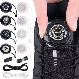 RATTANCO 1 Cặp Dây Giày Tự Động, Khóa Nhanh Lắp Đặt Dễ Dàng, Phụ Kiện Khóa Xoay Dây Giày Cho Trẻ Em Người Lớn