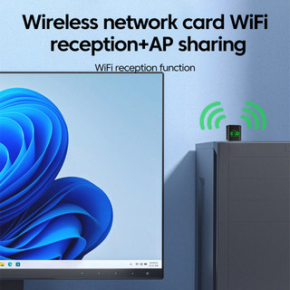 Elough 900Mbps WiFI 6 Bộ Chuyển Đổi USB Bluetooth 5.3 Thẻ Mạng Không Dây Trình Điều Khiển Băng Đô Kép USB Dongle Miễn Phí Cho PC