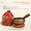 Bộ chuông tụng kinh Nepal thủ công cao cấp Họa Tiết Hoa Sen - CXNP23 - Chuông xoay Tây Tạng- Mõ Tụng Kinh