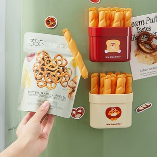 Kẹp niêm phong bánh mì baguette, nhãn dán hộp từ tính cho tủ lạnh, kẹp niêm phong thực phẩm ăn nhẹ, kẹp niêm phong gia vị, kẹp giữ ẩm và bảo quản thực phẩm tươi ngon ITGF