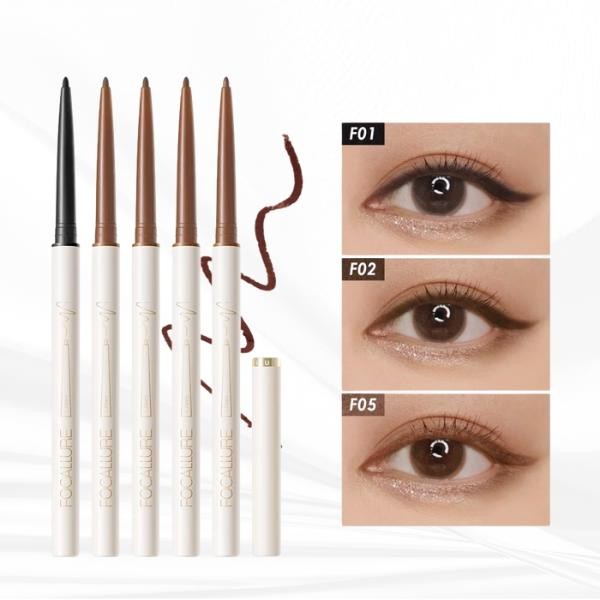 Chì Kẻ Mắt FOCALLURE FA243 Siêu Mảnh 1.7mm Dạng Gel Đầu Mỏng Chống Thấm Nước Dễ Sử Dụng Lâu Trôi 1g