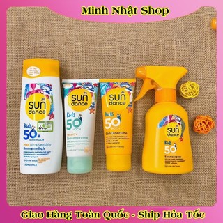 Kem chống nắng cho bé Sundance, Bubchen Kids SPF 50 an toàn với trẻ sơ sinh của Đức -Date mới Đủ Bill