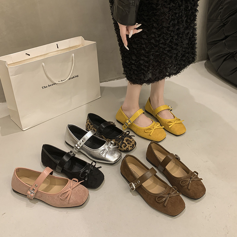 Giày Nữ Atikota Mary Jane Phong Cách Retro Casual Thoải Mái Thời Trang Nhẹ Ngoài Trời Đế Bằng