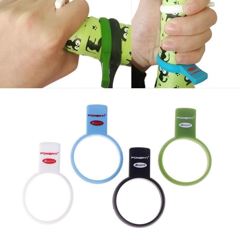 TMOY Tennis Grip Huấn luyện viên Vợt Tay cầm Silicone Cách ly tư thế Corrector Phụ kiện huấn luyện thể thao để cải thiện kỹ năng Tennis TCS