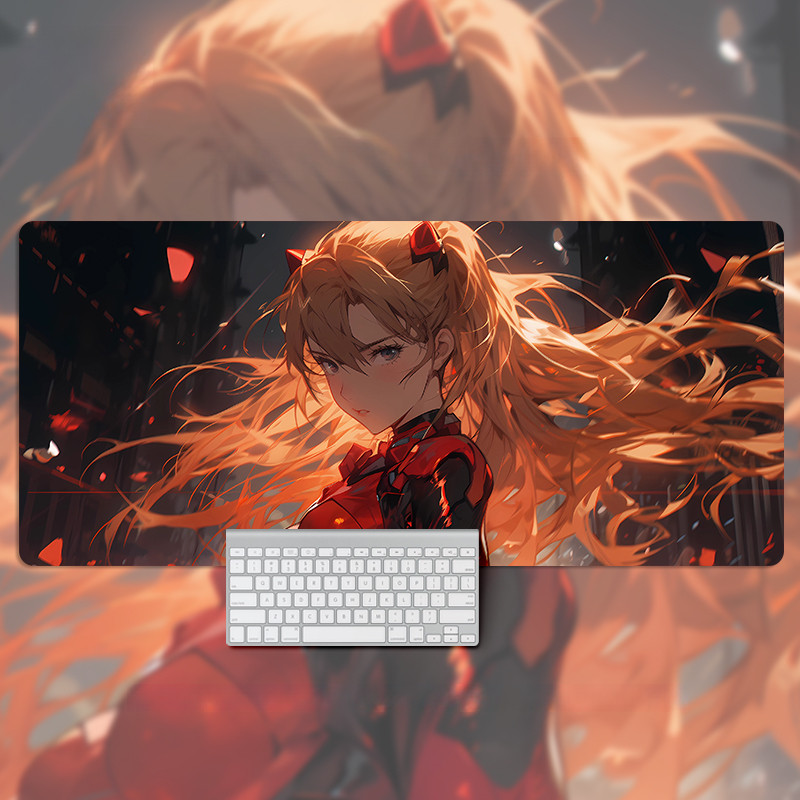 Neon Genesis Evangelion Anime Mouse Pad Lớn EVA Hoạt Hình Mát mẻ Miếng Lót Chuột Máy Tính Văn Phòng Chống Trơn Trượt Thảm Để Bàn