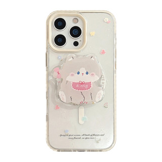 Ốp Lưng Điện Thoại iPhone 11 12 13 14 15 16 Pro Max Silicon Trong Suốt Chống Rơi Phim Hoạt Hình Hàn Quốc Puppy