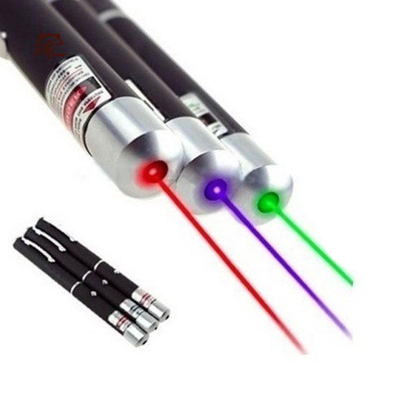 Bút con trỏ Laser xanh / đỏ / xanh thời trang Trình bày đèn chùm mạnh mẽ 405nm Lazer Công suất cao [NF]