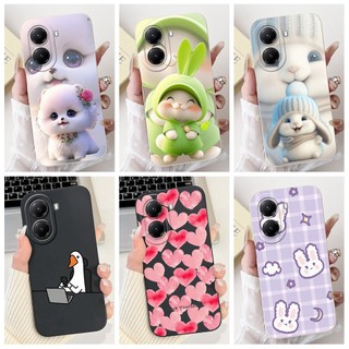 Dành Cho Xiaomi Poco X7 Pro 5G Vỏ 2025 Thiết Kế Mới Hoạt Hình Dễ Thương Vịt Thỏ Silicon Mềm Mờ Dành Cho Redmi Turbo 4 Ốp Lưng