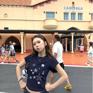 áo baby tee ôm body Xanh đậm áo girl phố mùa hè kiểu nữ sexy style xinh chất áo thun  Eleclassm