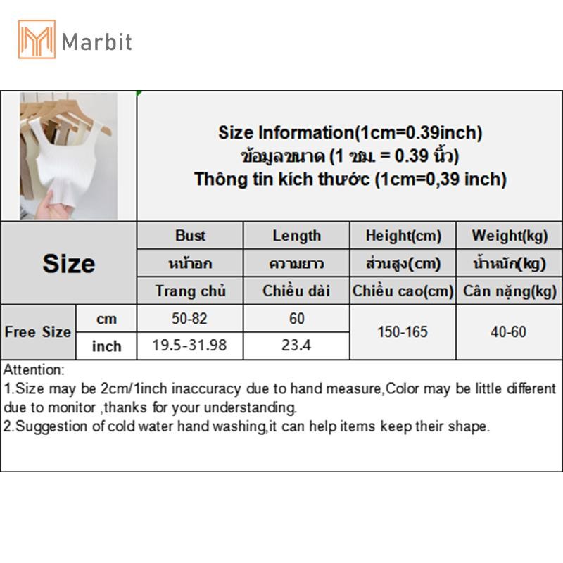 Marbit Slim Fit Dệt Kim Áo Vest Phong Cách Đường Phố Lớp Đế Không Tay Ngắn Top Màu Nguyên Chất Camisole Thể Hiện Mỏng Lưng Bán Chạy Thời Trang Nữ Mới