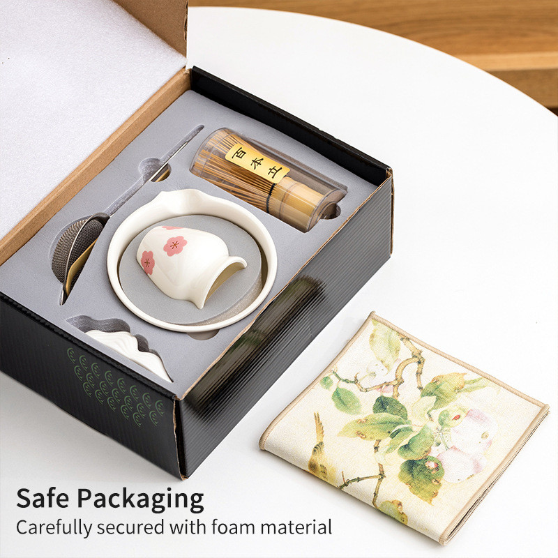 4 / 5 / 7 Bộ Máy Xay Sinh Tố Matcha Nhật Bản Với Máy Đánh Tre Matcha Bàn Chải Muỗng Cà Phê Lò Cho Cửa Hàng Đồ Uống DIY Dụng Cụ Làm Trà