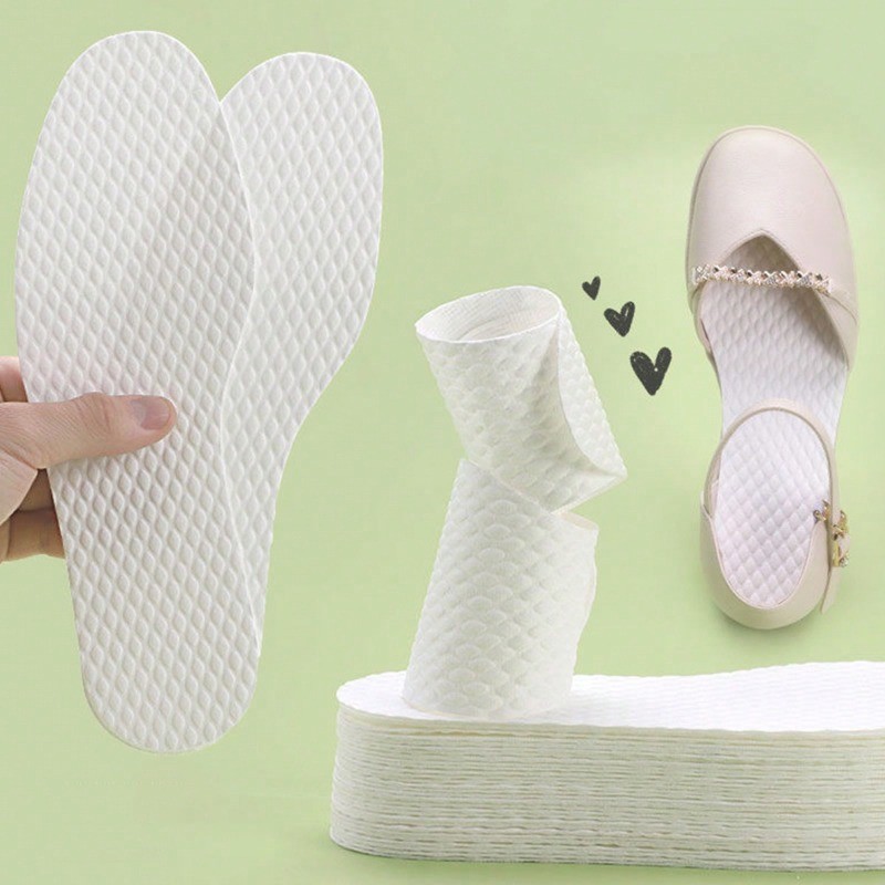 5 Cặp Hút Mồ Hôi Chống Mùi Thoáng Khí Chân Trần Siêu Mỏng Miếng Lót Chân Cho Nam Nữ Mùa Hè Bột Gỗ Đế Cho Giày Cao Gót Giày Và Giày Bốt Phụ Kiện Cắt Tùy Tiện