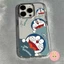 Ốp Điện Thoại Doremon Dễ Thương Cho Motorola Moto G Stylus 5G G Pure G Play G Power 2023 2022 2021 Vỏ Mạ Khung Camera Vỏ Chống Sốc