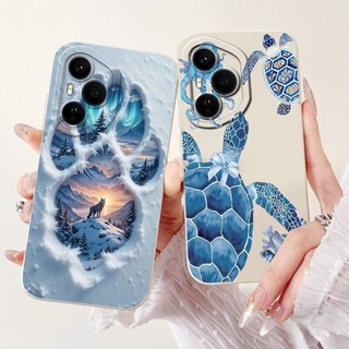 Vỏ Chống Sốc Cho Honor 400 DNY-NX9 / Honor 400 Pro DNP-NX9 Ốp Lưng Mới Hoạt Hình Dễ Thương Thỏ Vương Miện Mèo Silicon Mềm Kẹo