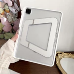 Vỏ Cho IPad 11 A16 2025 Ốp Lưng Cho iPadPro M4 M5 Air 6 5 4 13 M2 M3 Có Giá Đỡ Bút Chì Máy Tính Bảng Cove Cho 7 8 9th 10th Gen Pro 12.9 mini 7 6 Giá Đỡ Kim Loại Acrylic Trong Suốt — ảnh 3