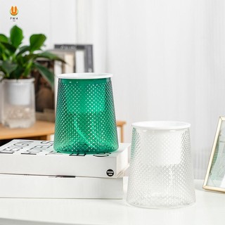 Chậu hoa thủy canh trong suốt Tinh tế Nhà hiện đại Chậu hoa tự tưới nước cho căn hộ gia đình Trang trí văn phòng