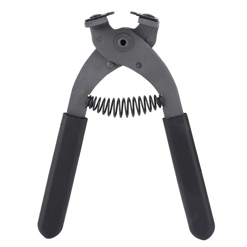 17cm HandHeld Thép Carbon Im Lặng Kìm Da Thủ Công Lỗ Punch Tool 4mm (4 Răng)