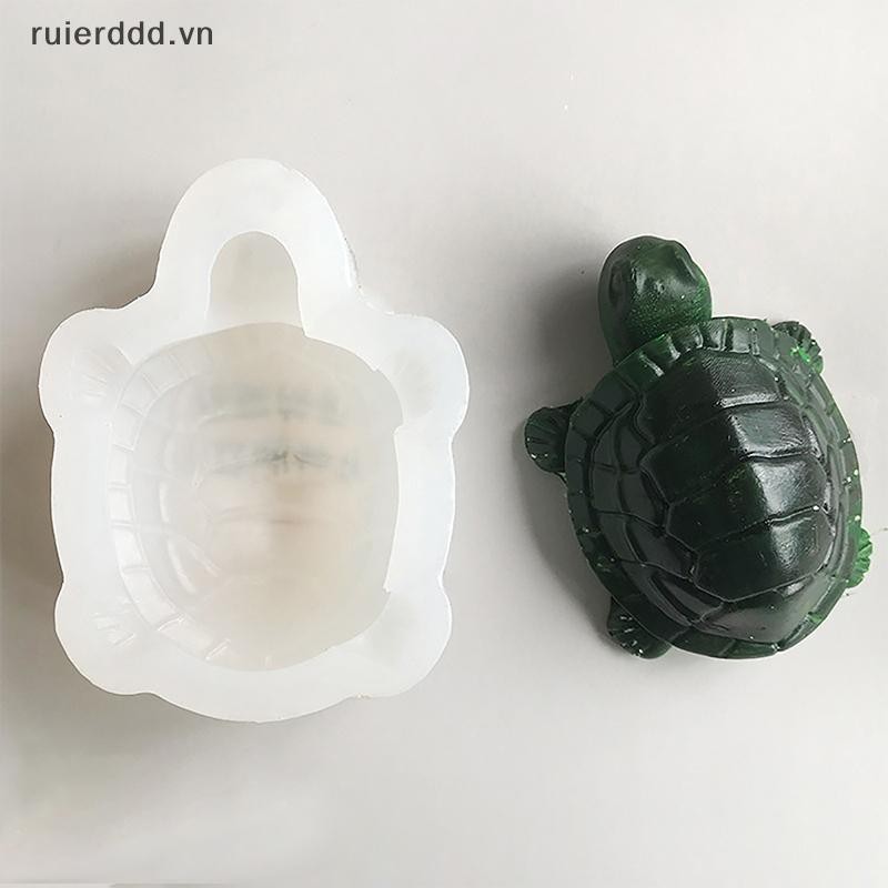 # ruierdd # Khuôn silicon hình con rùa dễ thương theo chủ đề đại dương Nhựa rùa tái sử dụng Khuôn Epoxy Mousse Khuôn nướng bánh sô cô la.