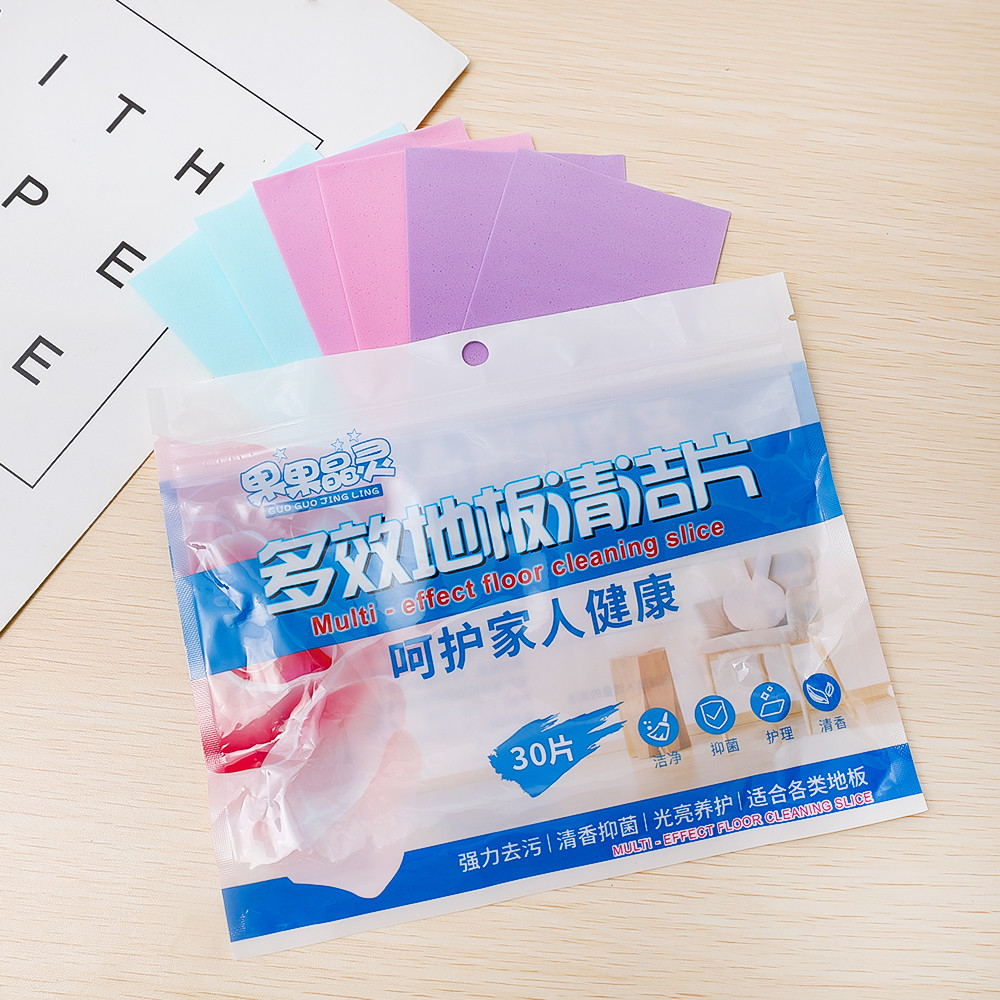 [H & L] Tấm lau sàn chuyên nghiệp 90 chiếc - Công thức cô đặc Loại bỏ vết bẩn khó khăn, Bề mặt khử mùi enzyme sinh thái, 30 / 60 / 90 Viên nén hòa tan nhanh