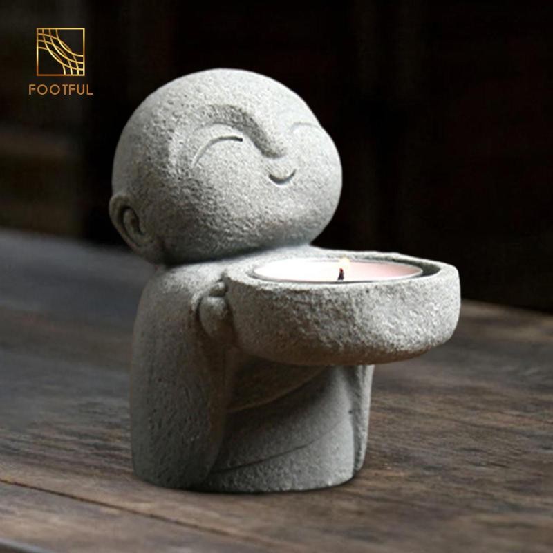 Tượng Phật, Chân nến Tealight Candleholder Candelabrum Tượng nhựa cho