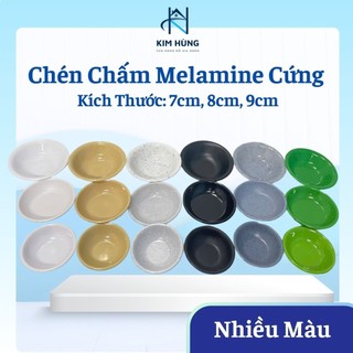 [Giá Xưởng] 10 Chén chấm nước tương, nước mắm, gia vị nhựa melamine nhựa cứng nhiều màu nhiều size