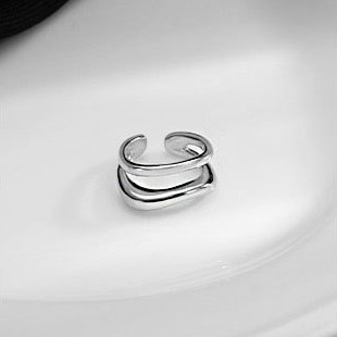 Kẹp tai hình chữ U hai lớp đơn giản dành cho nữ