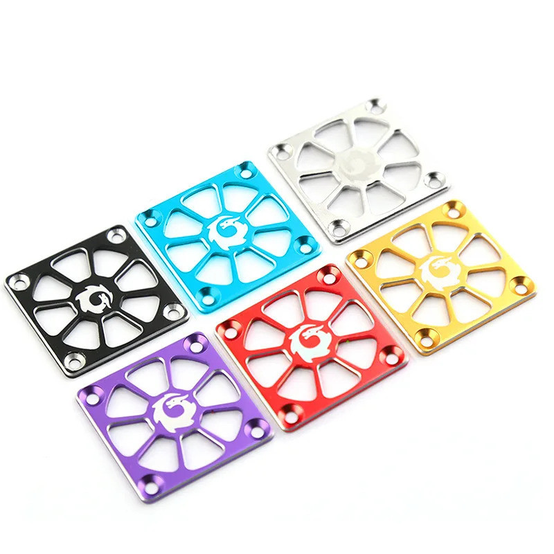 Nắp quạt làm mát động cơ bằng hợp kim nhôm 40 * 40mm cho động cơ ô tô RC ESC Quạt làm mát Vỏ bảo vệ