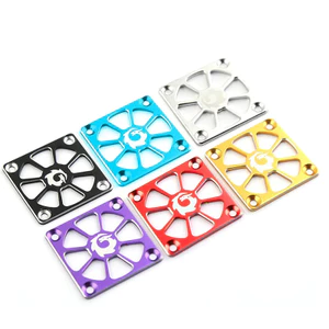 Nắp quạt làm mát động cơ bằng hợp kim nhôm 40 * 40mm cho động cơ ô tô RC ESC Quạt làm mát Vỏ bảo vệ