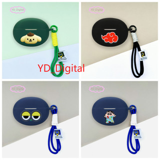 Dành Cho OnePlus Buds Ace 2 Vỏ Tai Nghe Silicon Tai Nghe Vỏ Hoạt Hình Tai Nghe Dễ Thương Vỏ Bảo Vệ Vỏ Mềm Tay Có Nhẫn