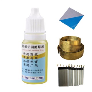 Aluminum Soldering Flux Liquid 0.33oz Metal Liquid Solder Flux For Aluminum And Electronics Multifunctional No antirtvn