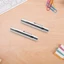 2 CÁI Giá đỡ phấn hợp kim nhôm bạc