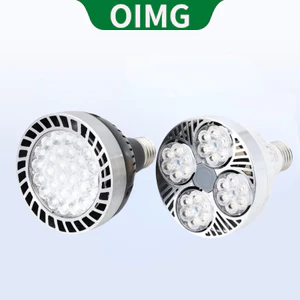 Bóng đèn LED theo dõi OIMG, Vít E27, PAR30, 25W / 35W / 40W / 45W Ánh sáng ấm áp / trắng / trung tính, 220V, Vỏ đen / trắng, Tiết kiệm năng lượng, Thích hợp cho gia đình và cửa hàng