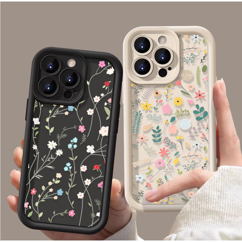 Ốp Điện Thoại Cho Samsung Galaxy S25 S23 S24 Ultra Plus S24FE S23FE S20FE Ốp Lưng Thời Trang Y2K Hoa Cô Gái Silicon Mềm Mại