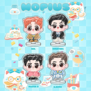 Mô hình standee 3-5CM chibi mini ATSH Anh trai say hi Mopius Wrighthanoi