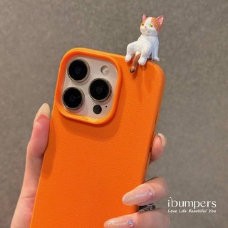 ibumpers Ốp Điện Thoại iPhone 3D DIY Mèo Màu Kẹo Mềm Dễ Thương Ốp Lưng Cho iPhone 11 12 13 14 15 16 Pro Max IP 7 8 Plus X Xs XR Xs Max