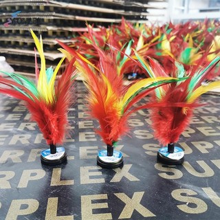 YOWEI Thể Dục Giải Trí Đầy Màu Sắc Shuttlecock Trung Quốc Jianzi Chân Đá Tay Bánh Xe Gà Lạ Mắt Shuttlecock VN