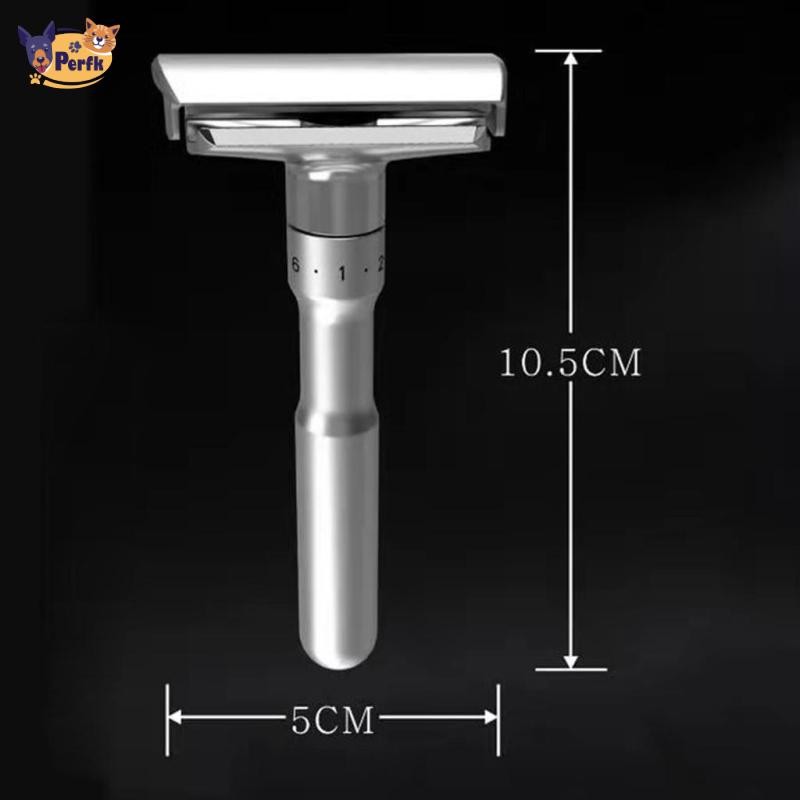Dao cạo an toàn hai cạnh cổ điển dành cho nam cạo râu Máy cạo râu loại bỏ 6 cấp độ