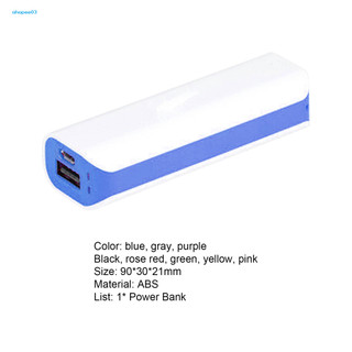 [Ky] Power Bank Mini Sạc nhanh Vỏ mờ Bộ sạc di động 2000mAh Bộ pin ngoài trời cho ngoài trời