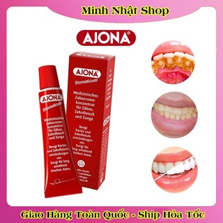 KEM ĐÁNH RĂNG AJONA TUÝP 25ML LOẠI BỎ CAO VÀ CHỐNG VIÊM LỢI CỦA ĐỨC - DATE MỚI NHẤT ĐỦ BILL