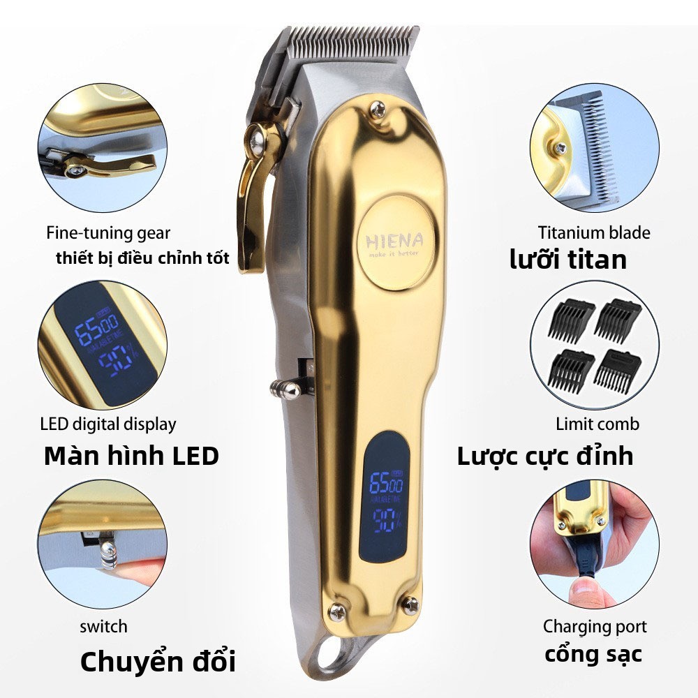 Salon Tóc Chuyên Dụng Điện Cắt Tóc Cao Cấp Đa Năng Đầu Dầu Hộ Gia Đình Dao Cạo Tóc Điện