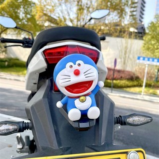 Trang trí Doraemon, xe điện, xe máy, búp bê vẫy tay, trang trí xe máy, xe ngủ nhỏ, phụ kiện nhỏ, pin Nobita
