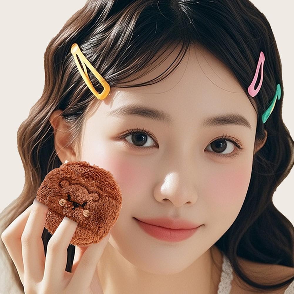 Bột đổ xô mềm mại và dễ thương Puff Chất liệu thân thiện với da Bột sang trọng Puff cho bột rời G2i5