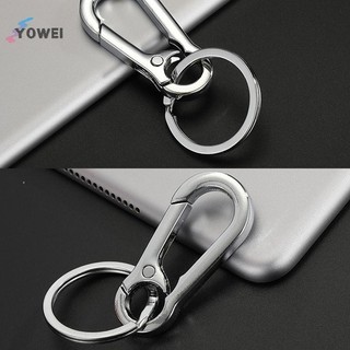 YOWEI Nam Thép Không Gỉ Bầu Khóa Móc Khóa Thắt Lưng Kẹp Chống Mất Khóa Treo VN