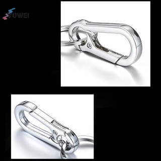 YOWEI Nam Thép Không Gỉ Bầu Khóa Móc Khóa Thắt Lưng Kẹp Chống Mất Khóa Treo VN