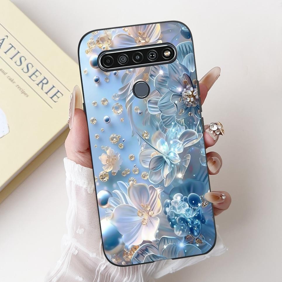 Họa Tiết Thời Trang Hoa Động Vật Đáng Yêu Cho LG K61 Q61 2020 / LG K52 Q52 2020 Ốp Lưng Điện Thoại Mờ Mềm Lỏng Silicon