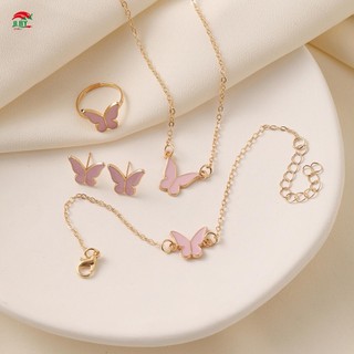Vòng Tay Vòng Cổ Bông Tai Bộ Đầy Màu Sắc Tính Khí Bộ Trang Sức Quà Tặng Cho Kỷ Niệm Sinh Nhật Giáng Sinh