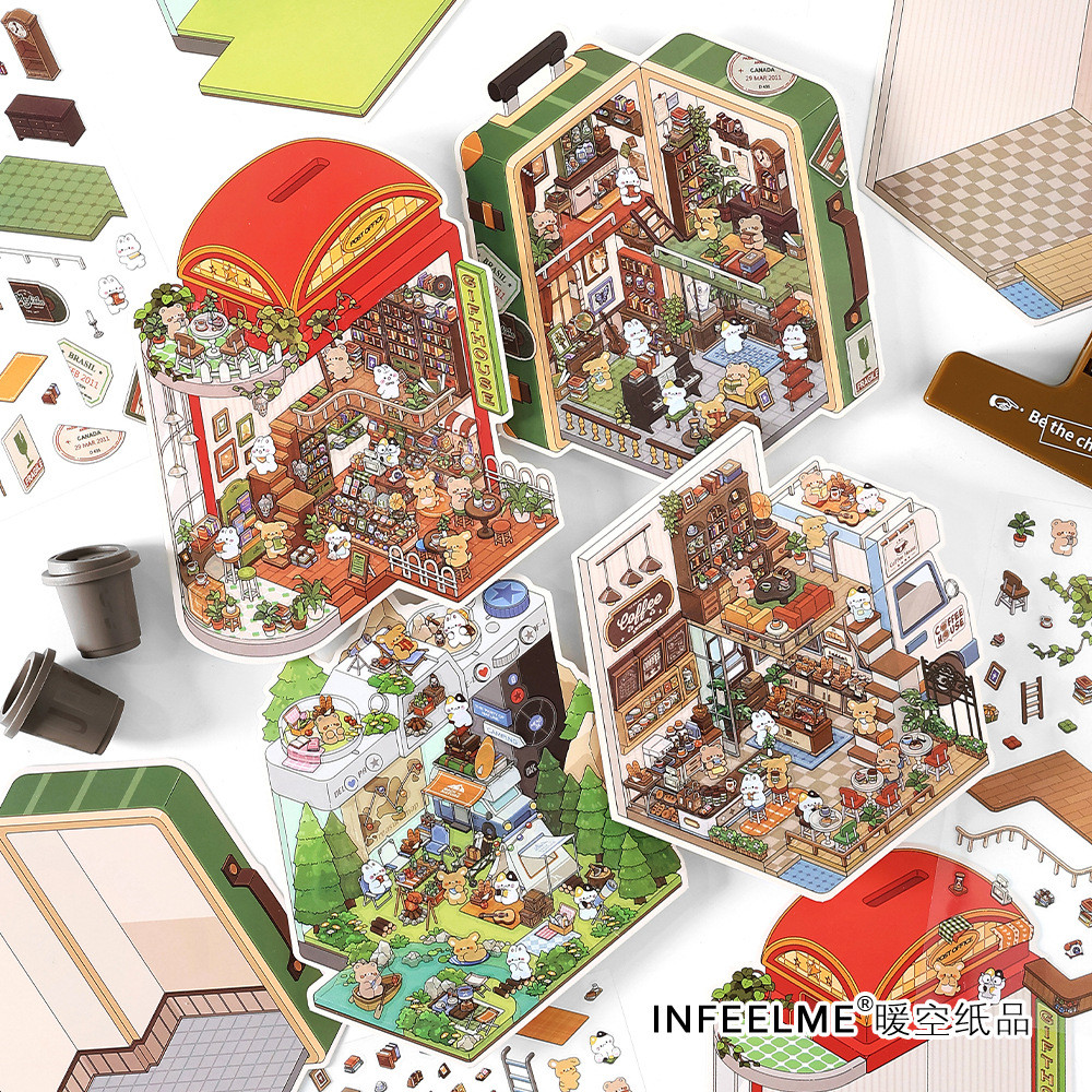 [37 Mẫu] Tờ Nhãn Dán DIY 3D Stickers Trang Trí Nhà Cửa/ Cửa Hàng Nhiều ...